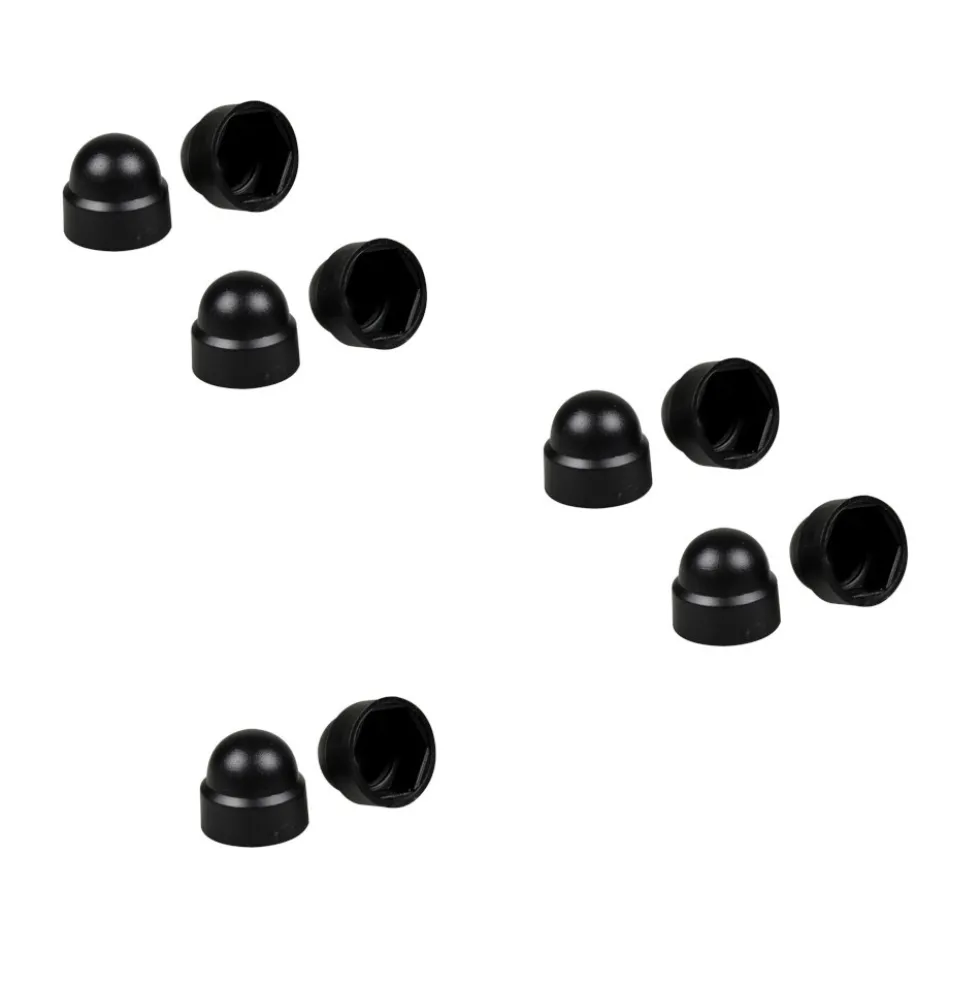 Abdeckkappen M8 schwarz 10 Stück