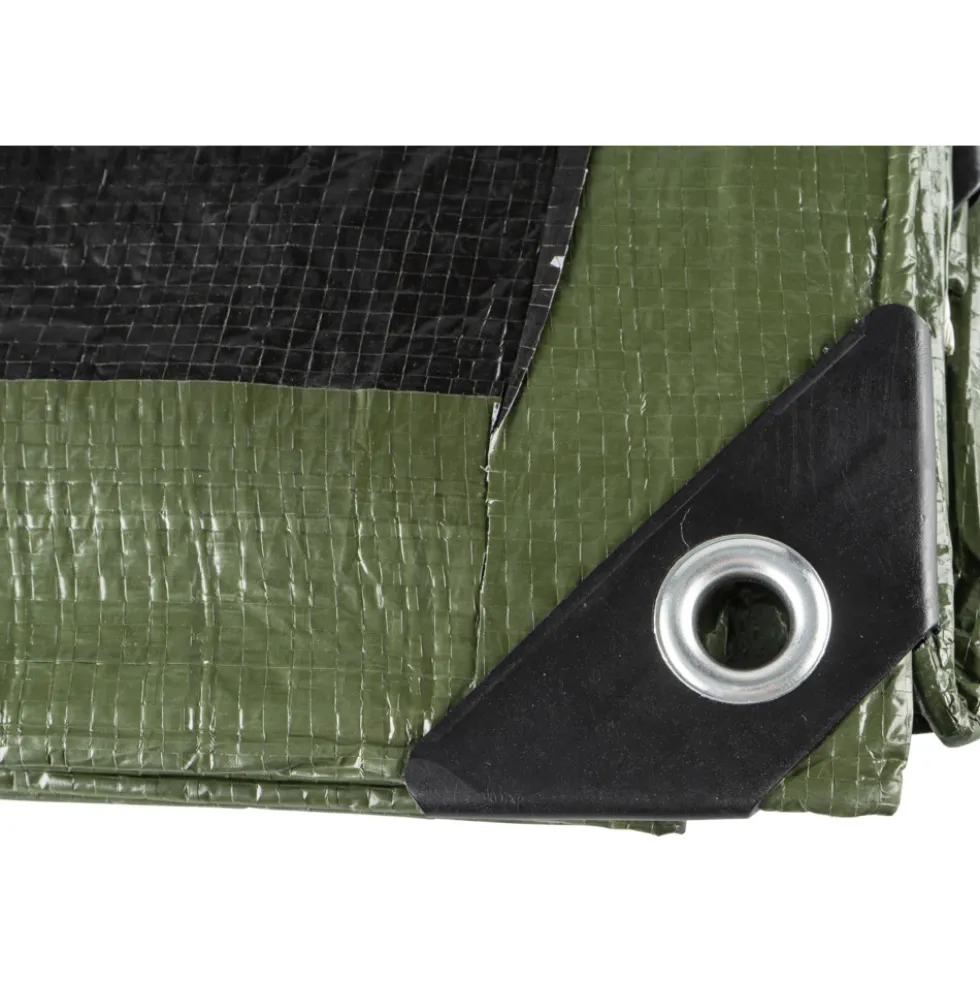 Abdeckplane 1,5 x 5 m 90 g/m² aus Bändchengewebe in grün