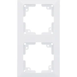 Abdeckrahmen 2‑fach LeMans ultraweiß