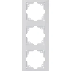 Abdeckrahmen 3‑fach LeMans ultraweiß