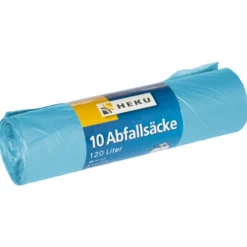 Abfallsäcke 120 Liter 15µ 10 Stück in blau