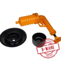 Abflussreiniger „Drain Buster“ mit integrierter Pumpe und zwei Aufsätzen B-Ware