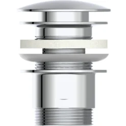 Ablaufventil ALVA 1-1/4"x65mm verchromt