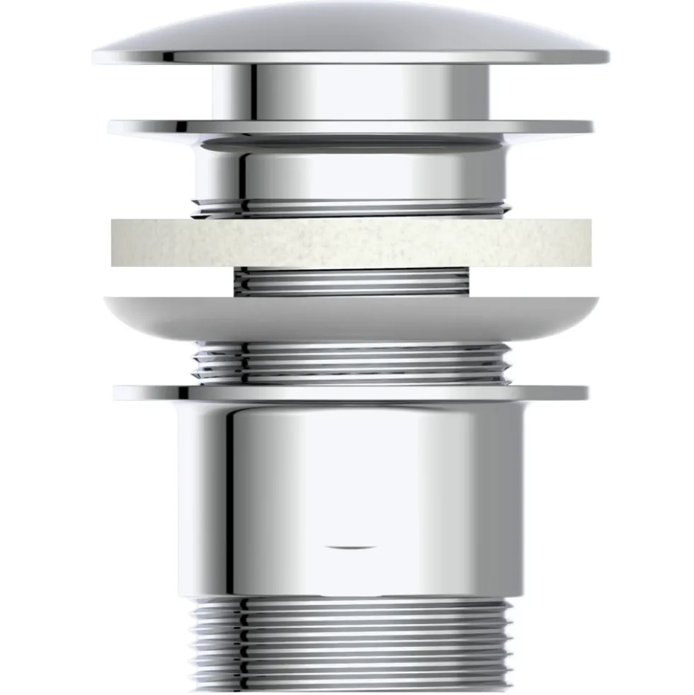 Ablaufventil ALVA 1-1/4"x65mm verchromt