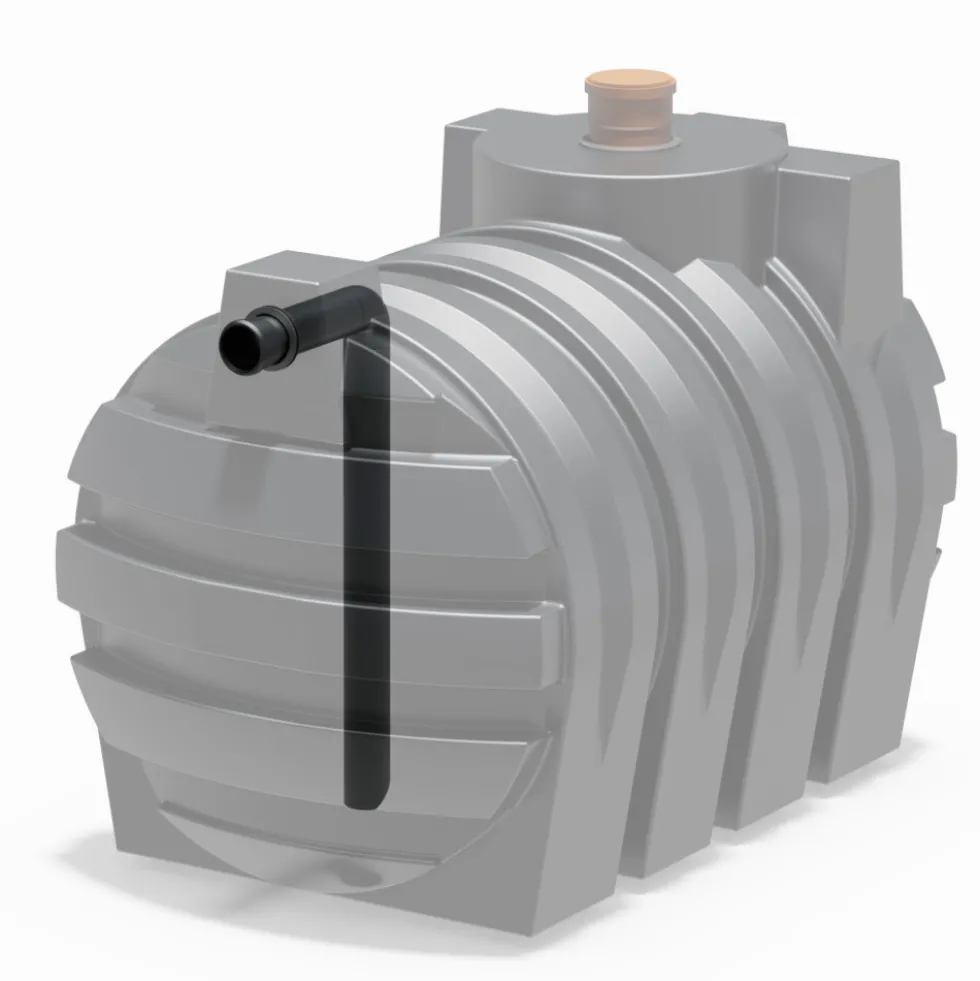 Absaugvorrichtung DN 100 für Abwassertank