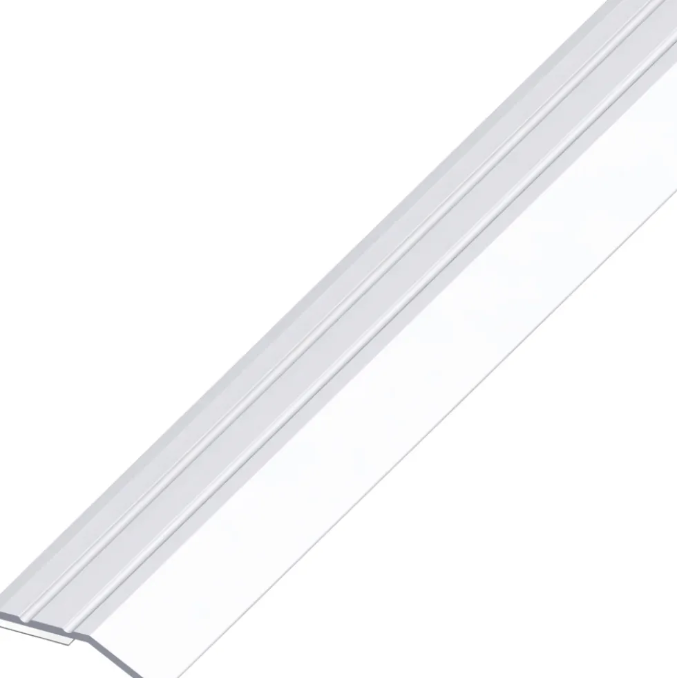 Abschlussleiste Aluminium eloxiert 1000 x 30 x 5 mm silberfarben selbstklebend
