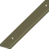 Abschlussprofil Aluminium eloxiert 1000 x 25 x 6 mm bronzefarben rund gelocht gerillt
