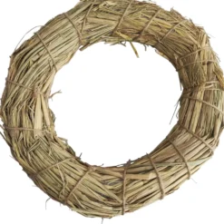 Adventskranz Ø 25 cm aus Stroh