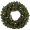 Adventskranz Ø 40 cm batteriebetrieben aus Kunststoff mit 49 LEDs