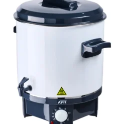 AFK Emaille-Einkochtopf 1800 Watt mit 27 Liter Fassungsvermögen