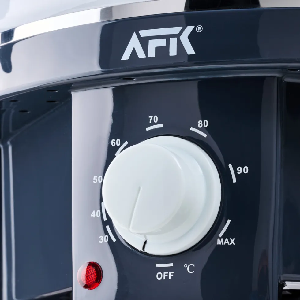 AFK Emaille-Einkochtopf 1800 Watt mit 27 Liter Fassungsvermögen