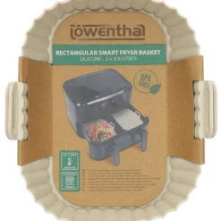 Airfryer-Silikonform 2er-Set rechteckig 2x 0,9l creme