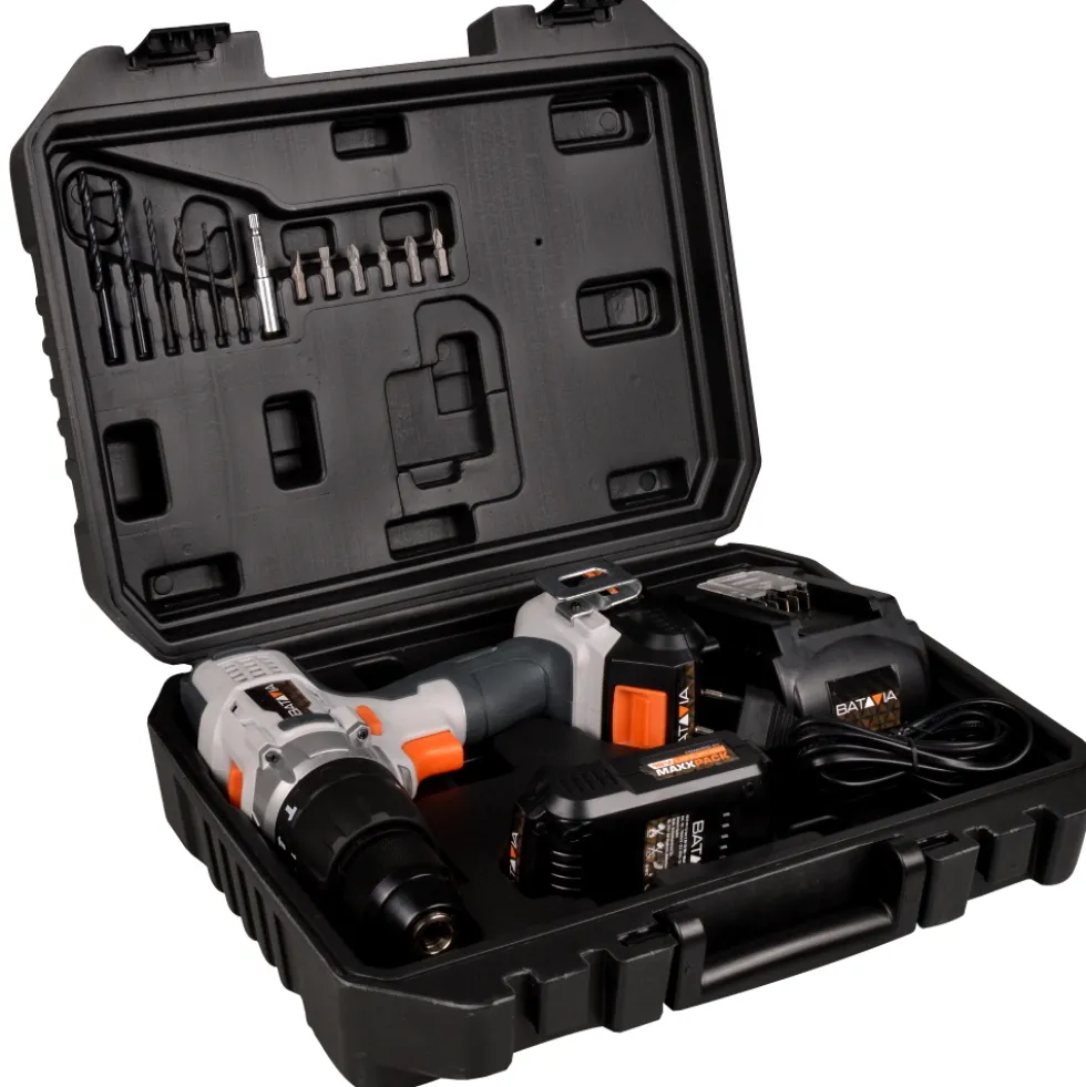 Akku-Kombischrauber-Set Ladegerät 2 Akkus - B-Ware