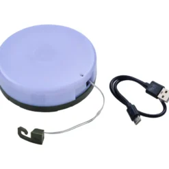 Akku LED Campinglampe mit 10m Lichterkette Farbmodi