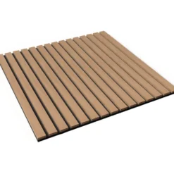 Akustikpaneel 60 x 60 x 1,8 cm in Hellbraun