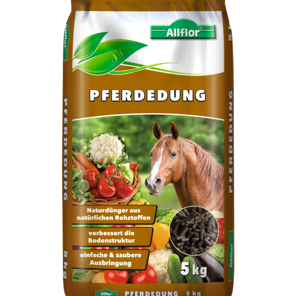 Allflor® Pferdedung gekörnt 5kg