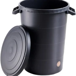Allzwecktonne Smooth 80 Liter anthrazit