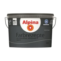 Alpina Farbrezepte Dunkle Eleganz matt 2,5 Liter