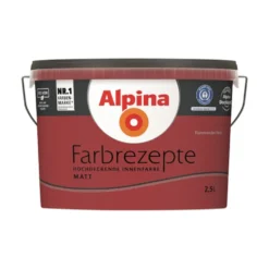 Alpina Farbrezepte Flammendes Herz matt 2,5 Liter