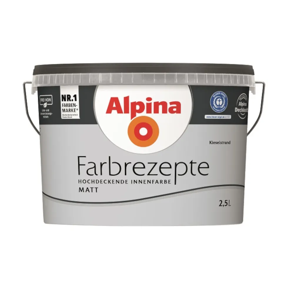 Alpina Farbrezepte Kieselstrand matt 2,5 Liter