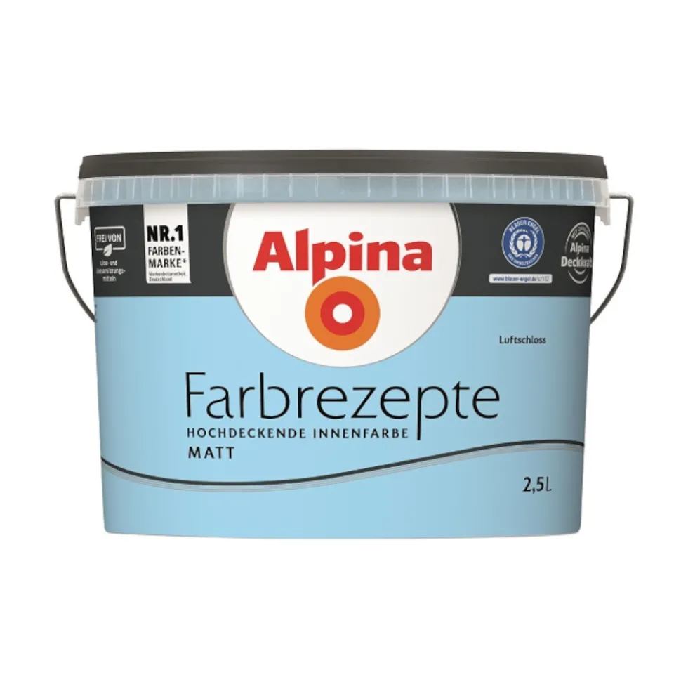Alpina Farbrezepte Luftschloss matt 2,5 Liter