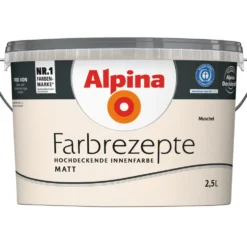 Alpina Farbrezepte "Muschel" matt 2,5 Liter