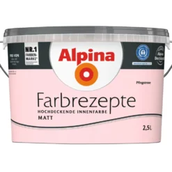 Alpina Farbrezepte "Pfingstrose" matt 2,5 Liter