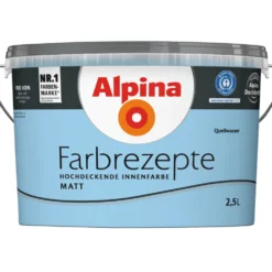 Alpina Farbrezepte "Quellwasser" matt 2,5 Liter
