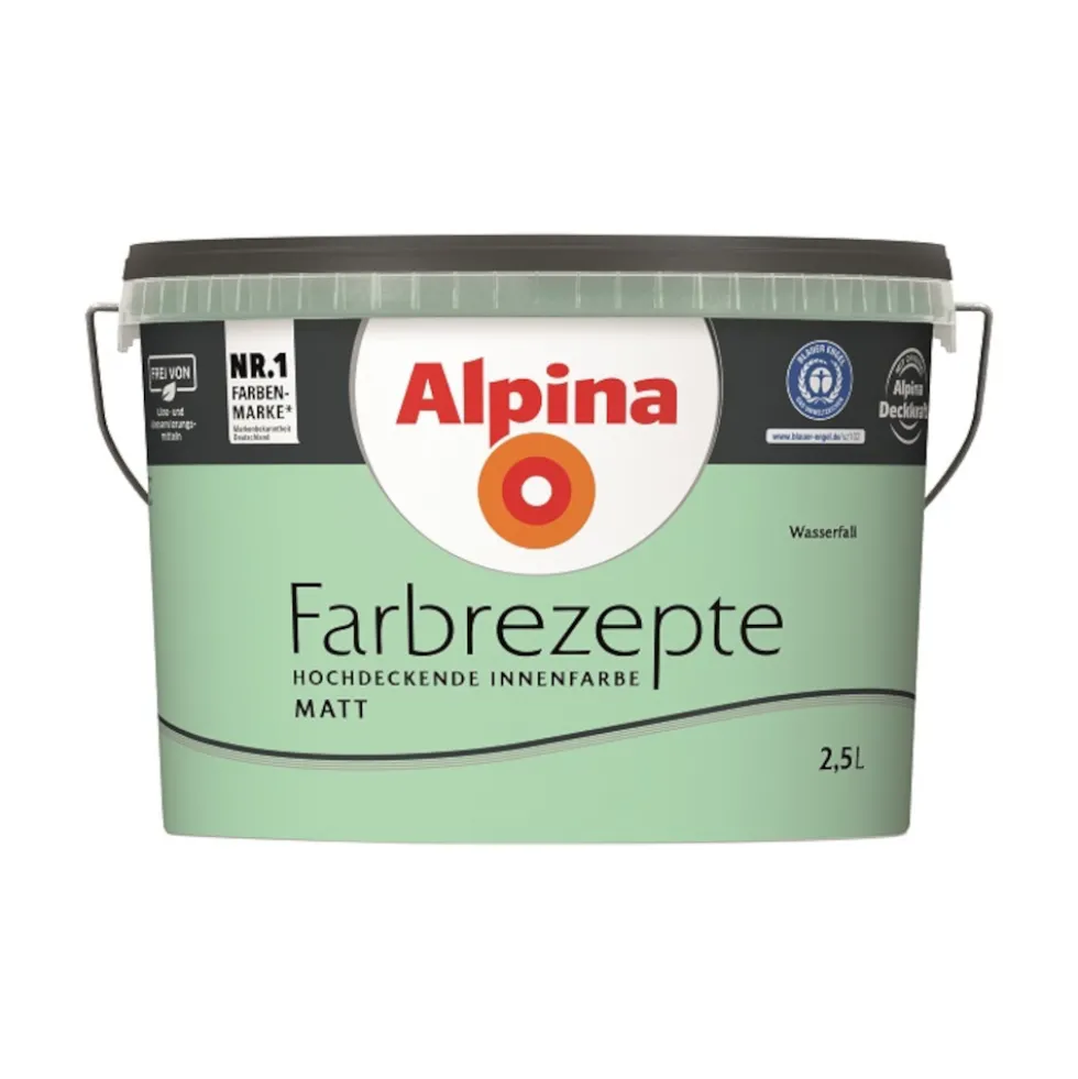Alpina Farbrezepte Wasserfall matt 2,5 Liter