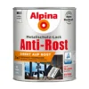 Alpina Metallschutzlack Hellgrau matt 750 ml RAL 7001