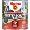 Alpina Wetterschutzfarbe Anthrazitgrau 750 ml deckend