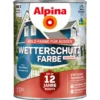 Alpina Wetterschutzfarbe Azurblau 2,5 Liter deckend