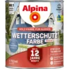 Alpina Wetterschutzfarbe Friesenblau 750 ml deckend