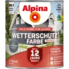 Alpina Wetterschutzfarbe Schiefergrau 750 ml