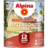 Alpina Wetterschutzfarbe Schwedengelb 750 ml deckend