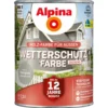 Alpina Wetterschutzfarbe Steingrau deckend 2,5 Liter