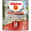 Alpina Wetterschutzfarbe Steingrau 750 ml deckend