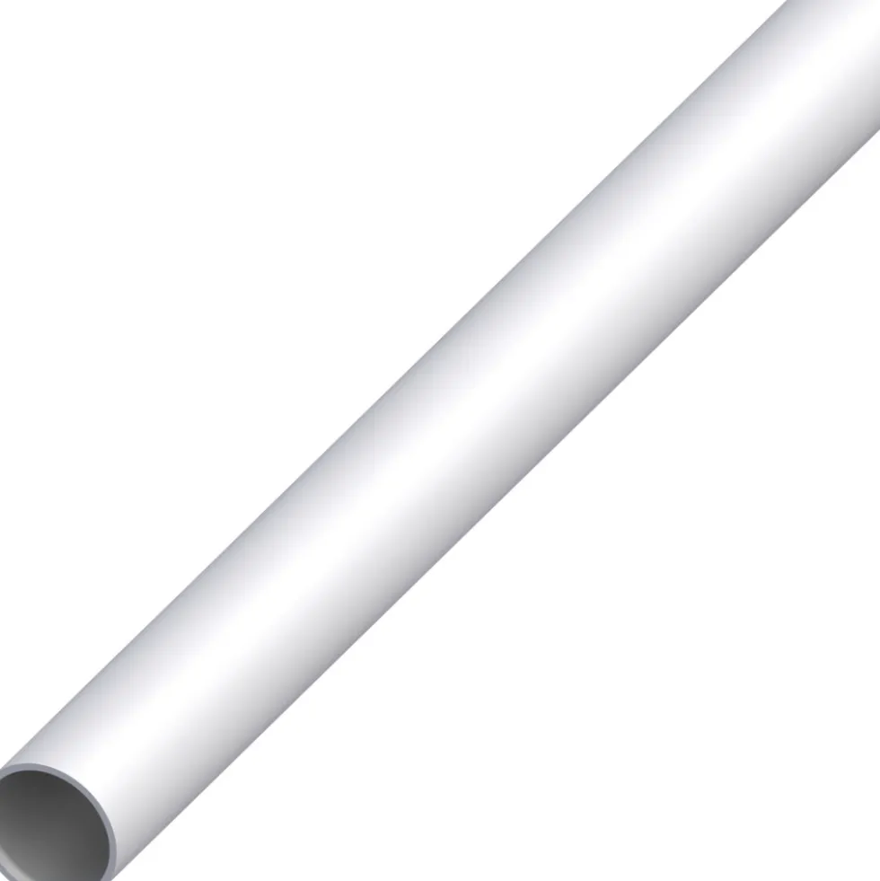 Alu Rundrohr 12x1 mm, 2 m silbereloxiert