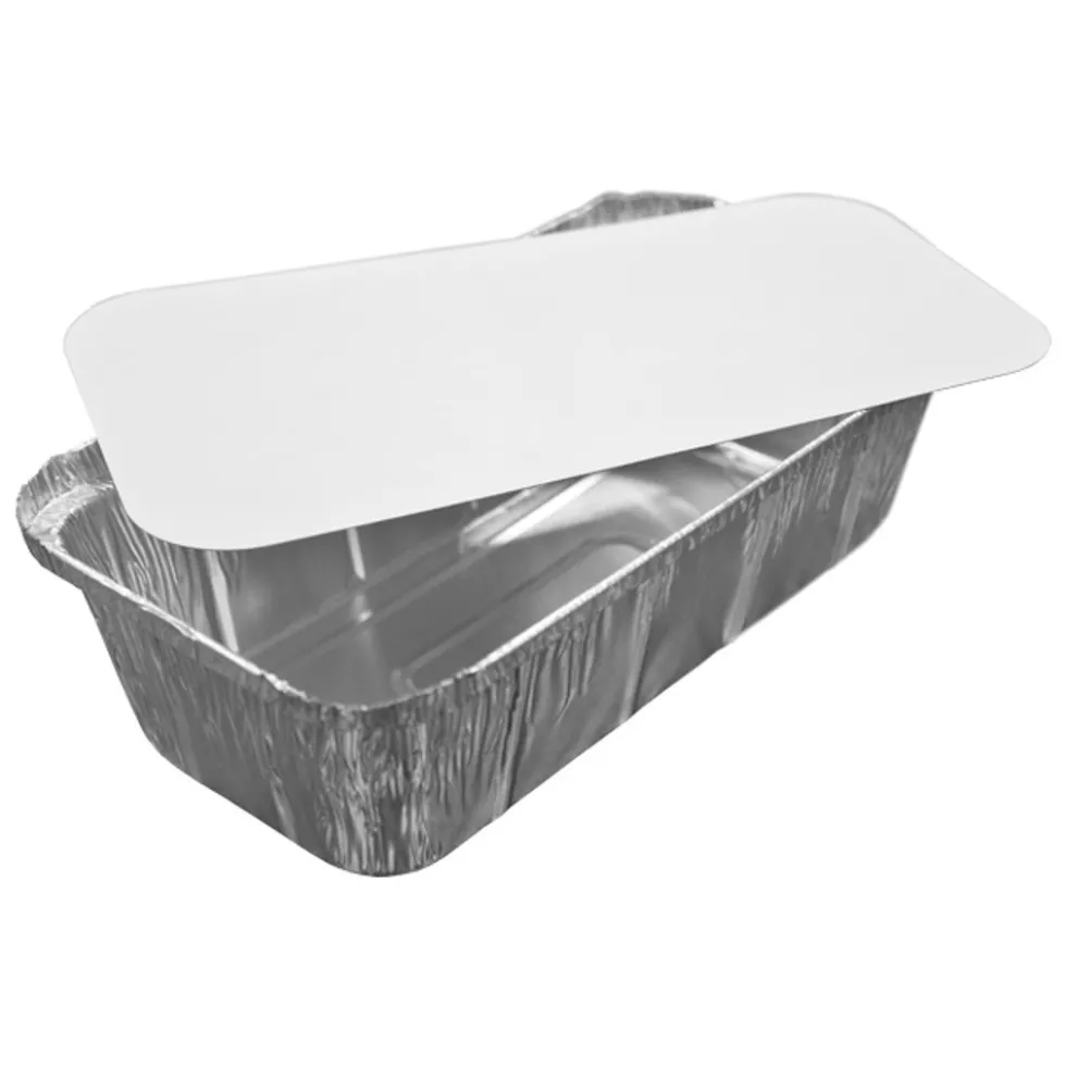 Alu Schalen mit Deckel 3 Stück rechteckig
