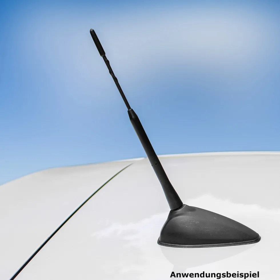 ALU-Stabantenne 23 cm in Schwarz
