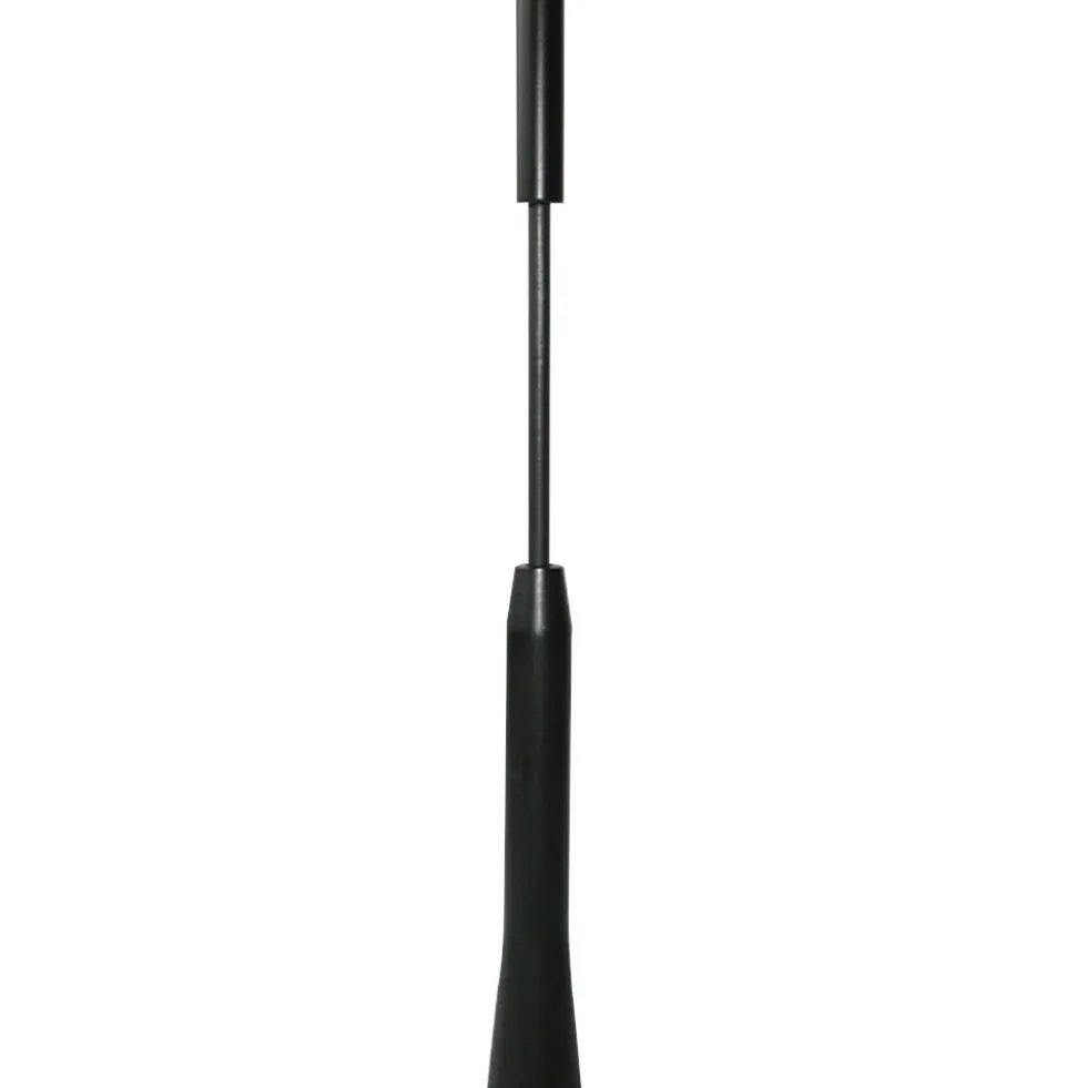 ALU-Stabantenne 12-17-26 cm in Schwarz