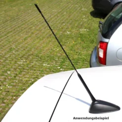ALU-Stabantenne 41 cm in Schwarz