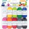 Amigurumi Häkelgarn-Set "Happy"
