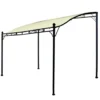 Anbaupavillon "Mantova" 300 x 250 cm mit Stahlgestell