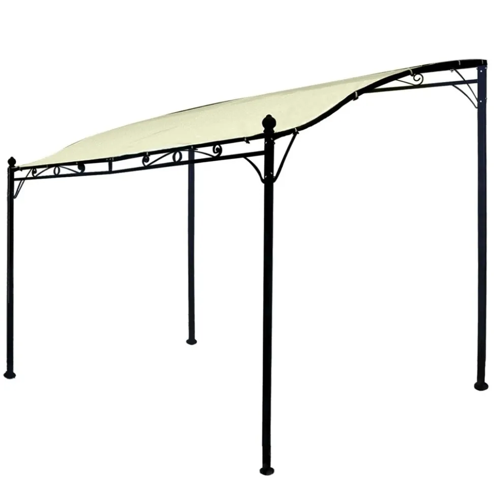 Anbaupavillon "Mantova" 300 x 250 cm mit Stahlgestell