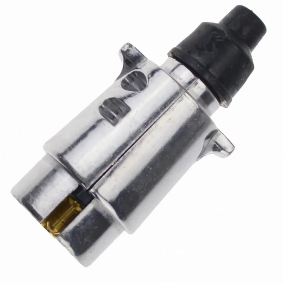 Anhängerstecker 12 Volt 7-polig aus Metall