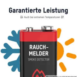 ANSMANN Alkaline 9V E-Block Batterie, 2er-Set