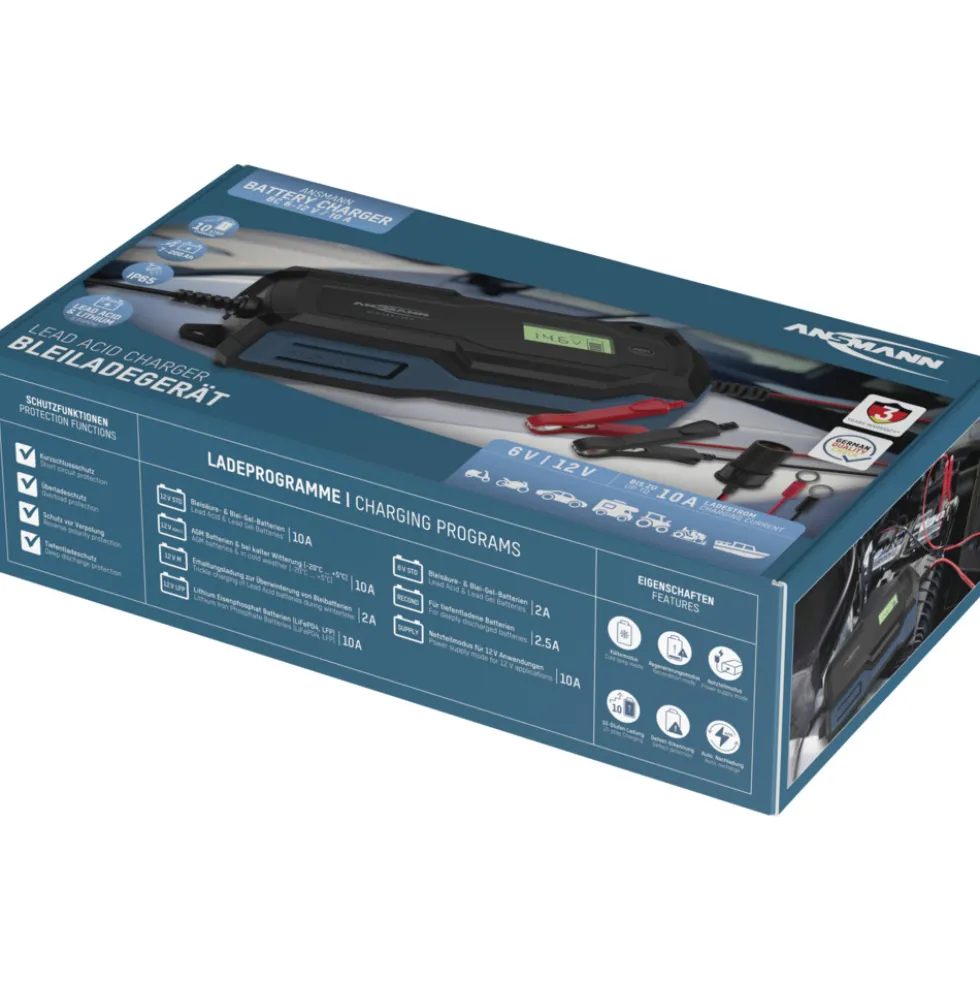 ANSMANN Ladegerät BC 6-12V /10A