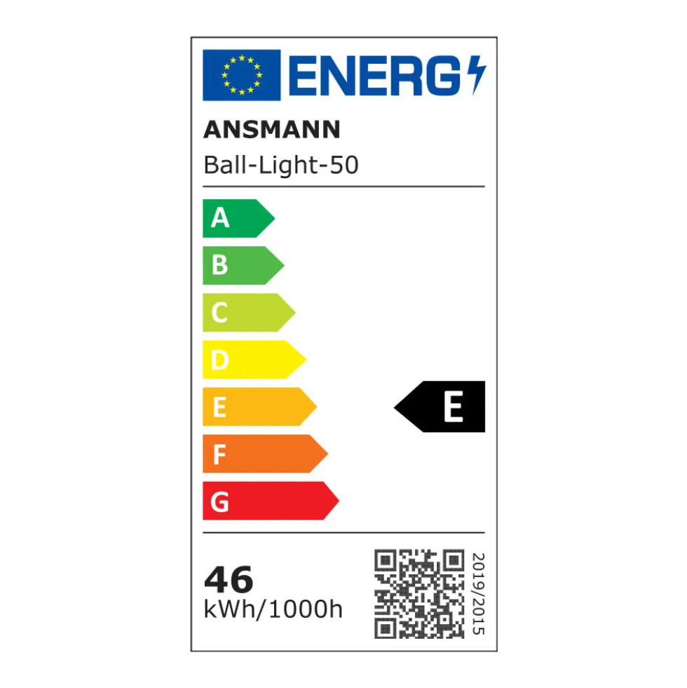 ANSMANN LED-Arbeitsleuchte Ball Light 360°