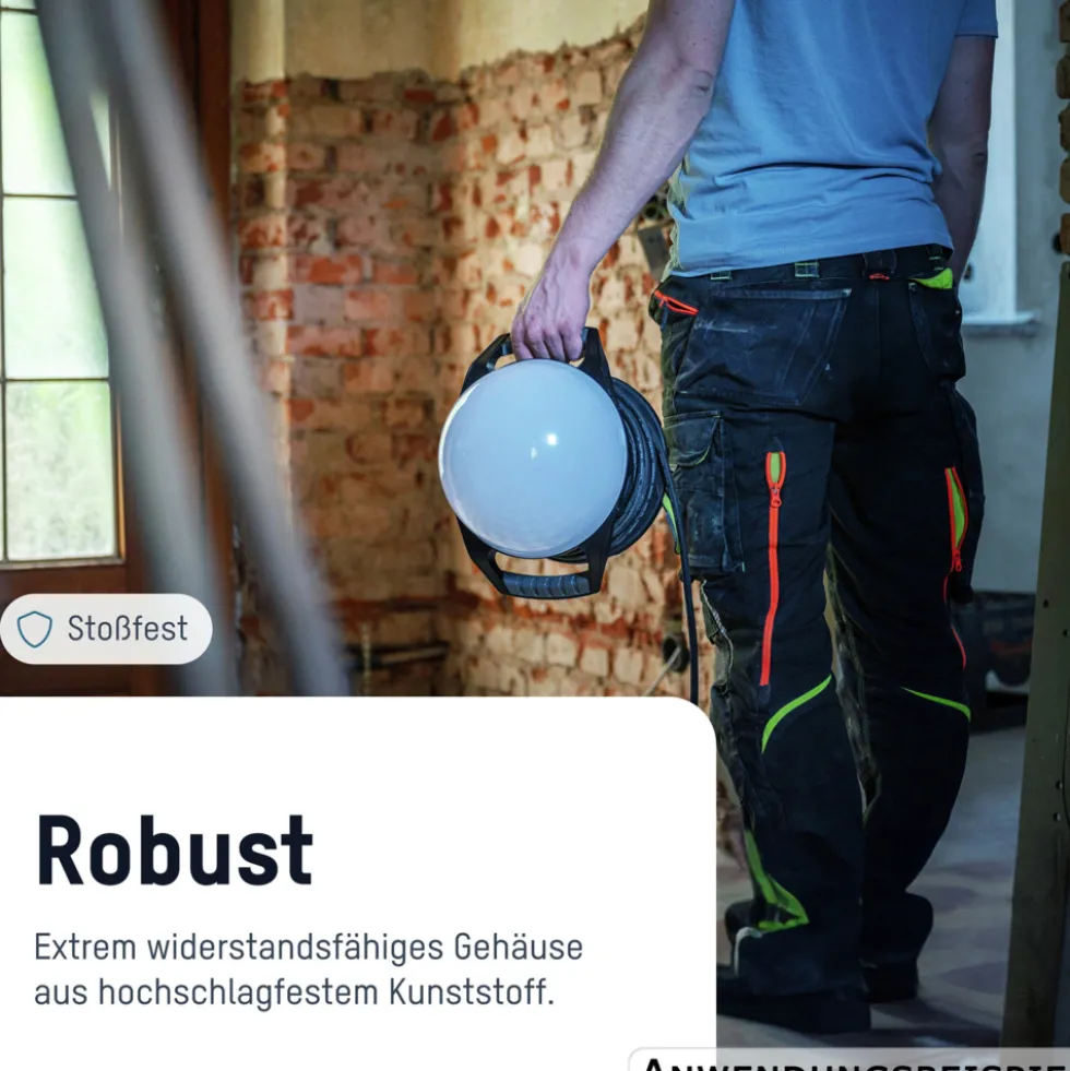 ANSMANN LED-Arbeitsleuchte Ball Light 360°